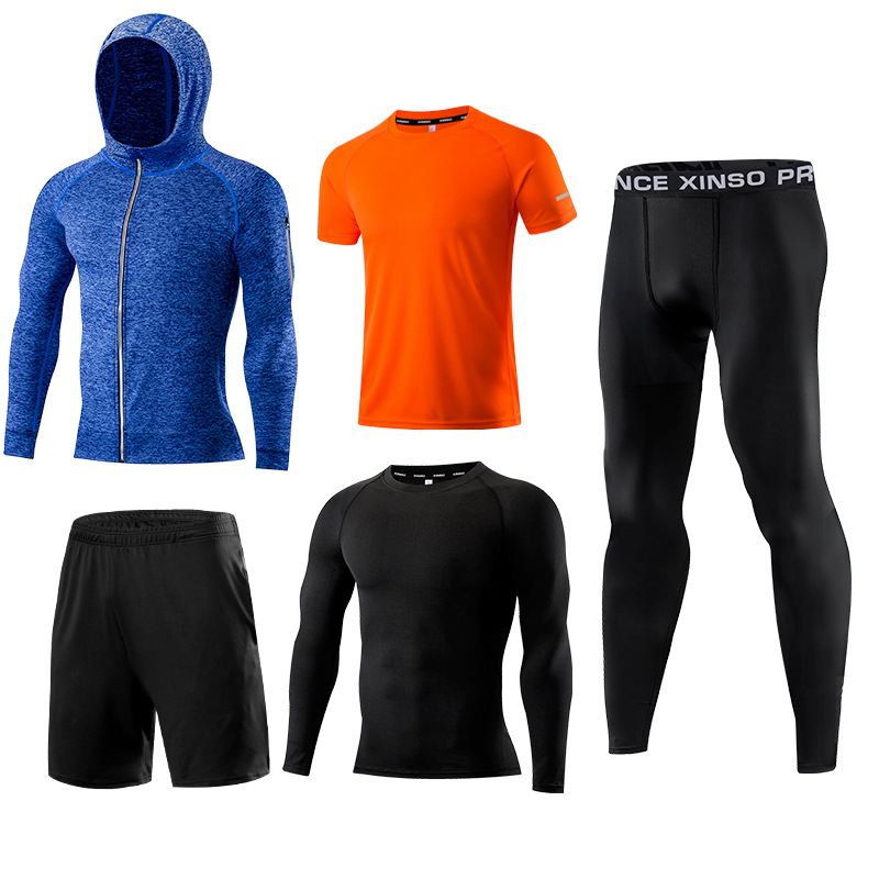 Running Gear Gym - Conjunto de roupas de fitness masculinas