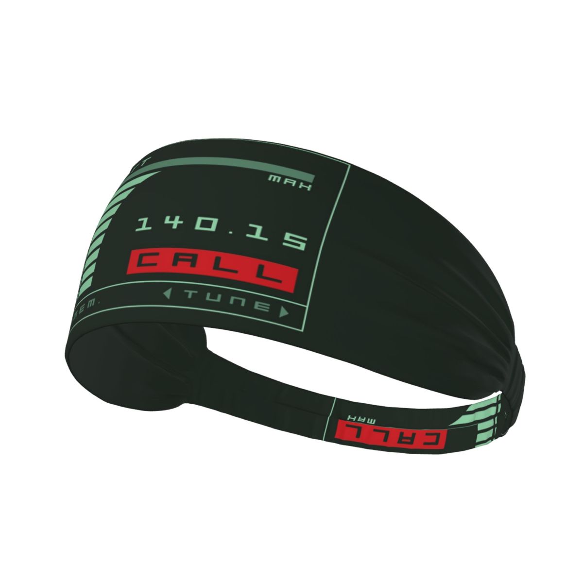 Running Gear Headband - Metal Gear Tela de códec sólida