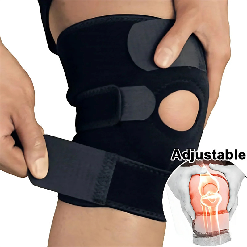 Knee Support Brace - 1pc respirável ajustável joelheira ortopédica joelheira