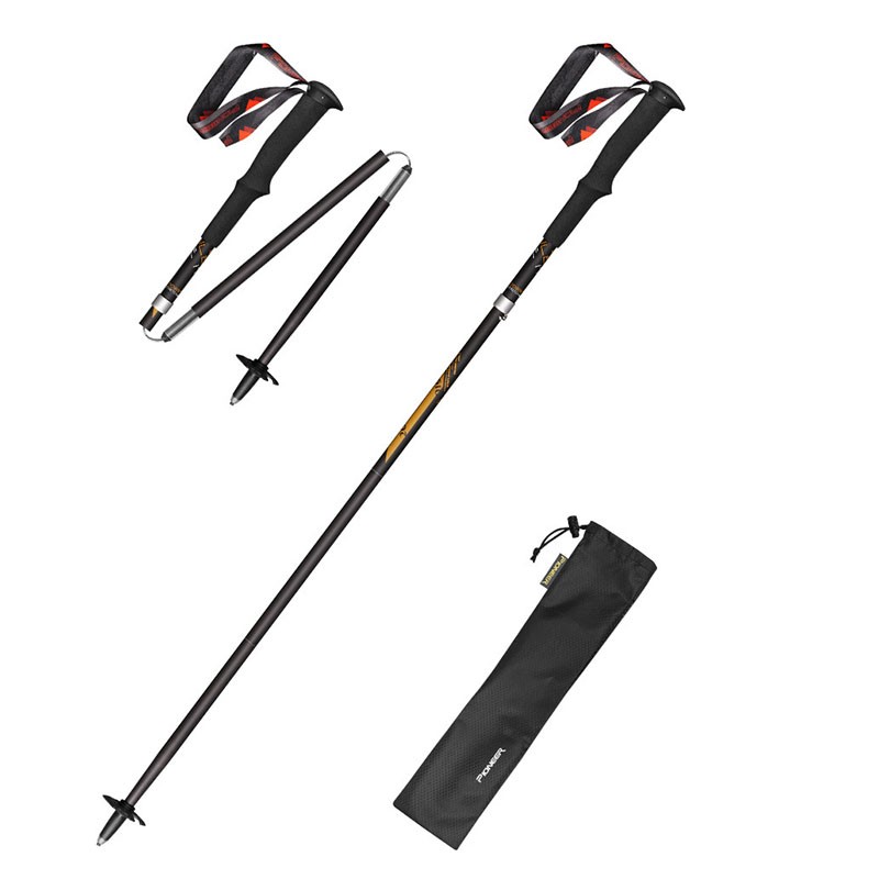 Bastão de caminhada dobrável d - Trekking Pole Carbon avaliação e preço