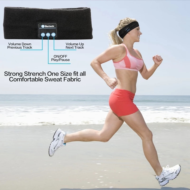 Sem fio bluetooth fone de ouvi - Running Gear Headband avaliação e preço