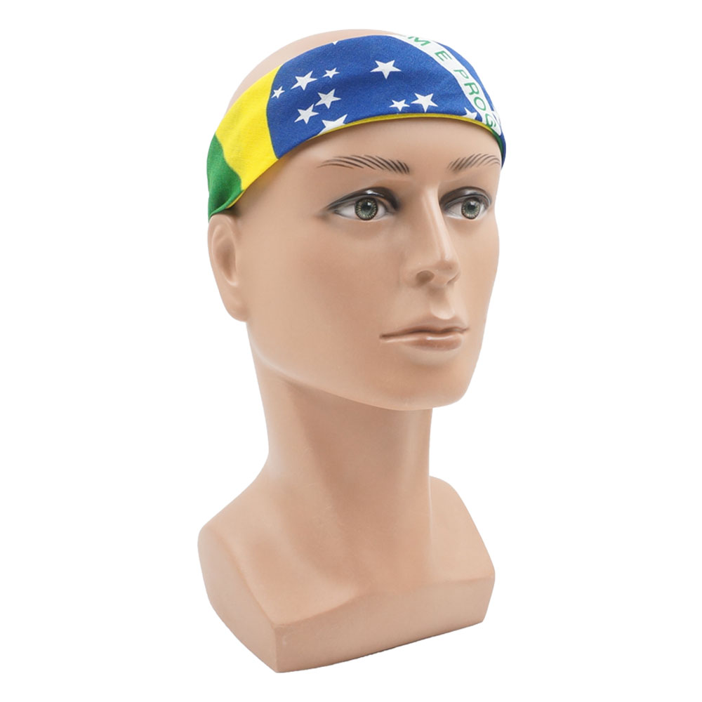 Bandeira do Brasil Bandana par - Running Gear Headband avaliação e preço