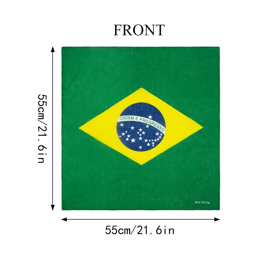 Bandeira do Brasil Bandana par - Running Gear Headband avaliação e preço