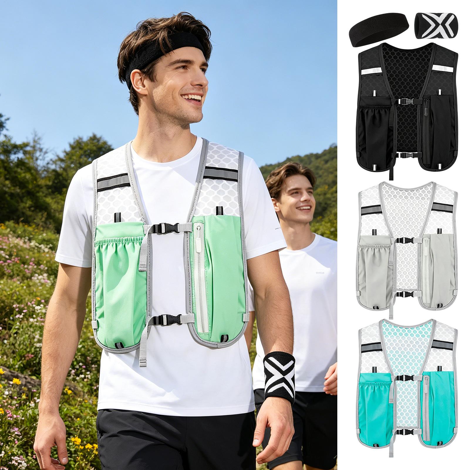 Colete de corrida noturna, equ - Running Gear Headband avaliação e preço