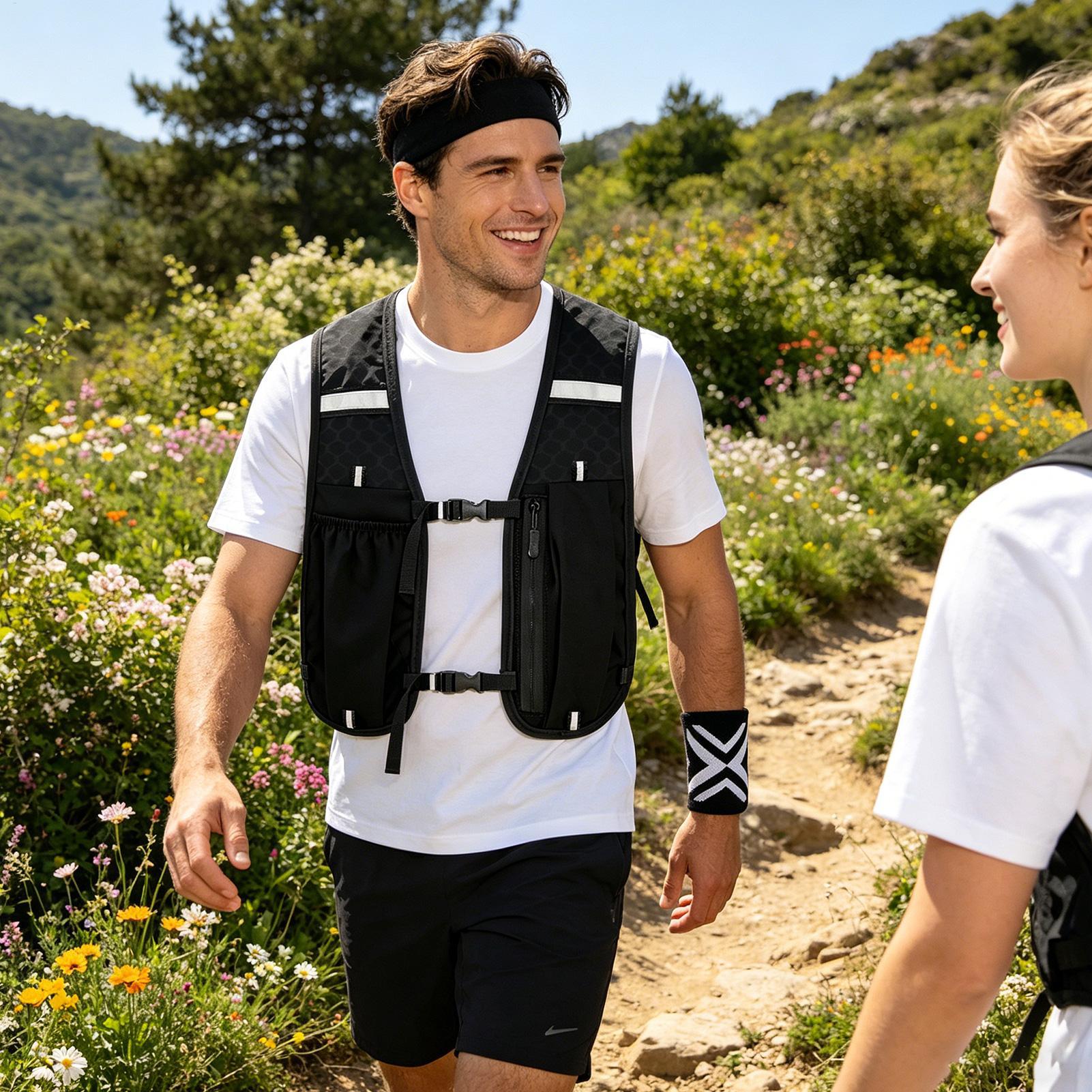 Colete de corrida noturna, equ - Running Gear Headband avaliação e preço