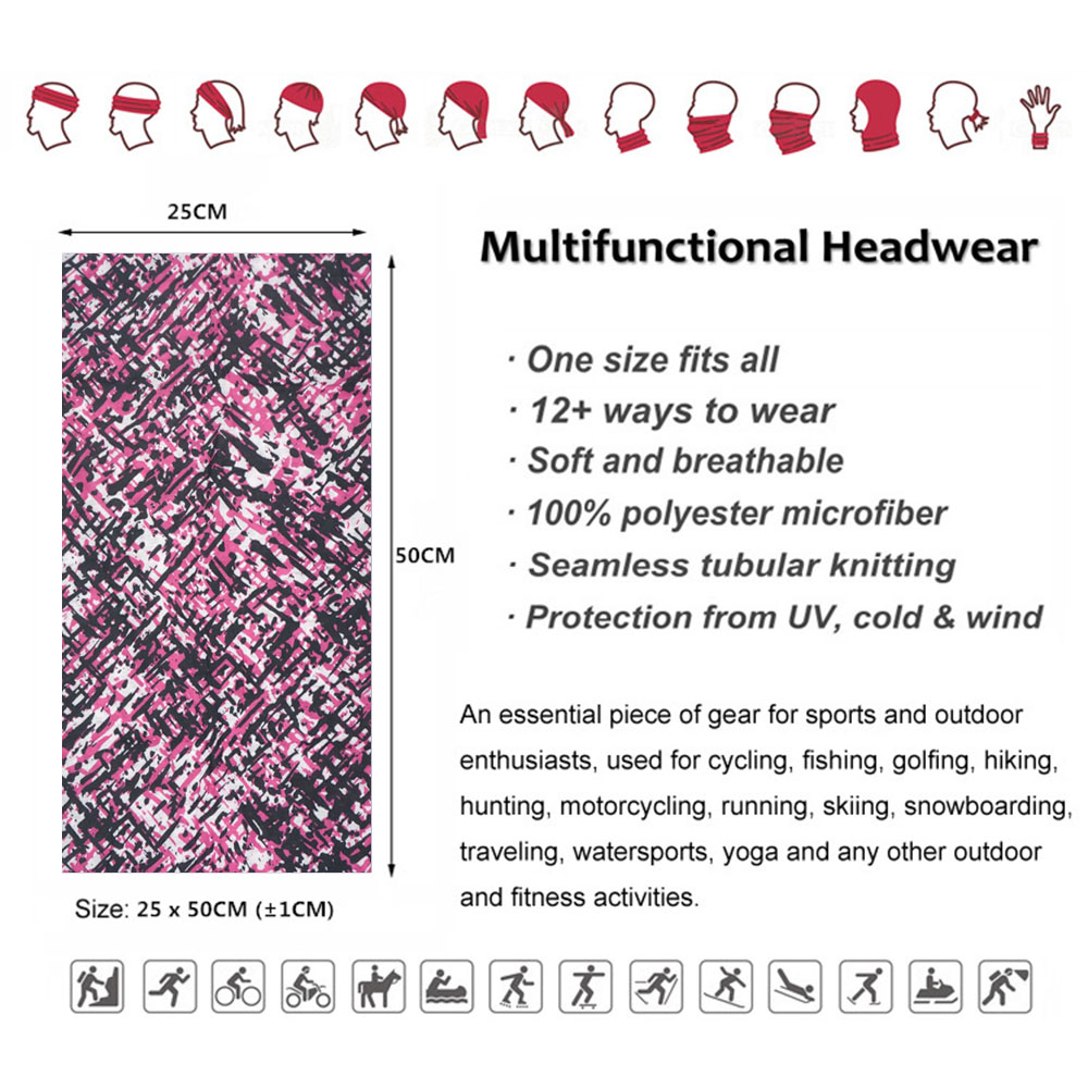 Camo Hunting Neck Gaiter para  - Running Gear Headband avaliação e preço