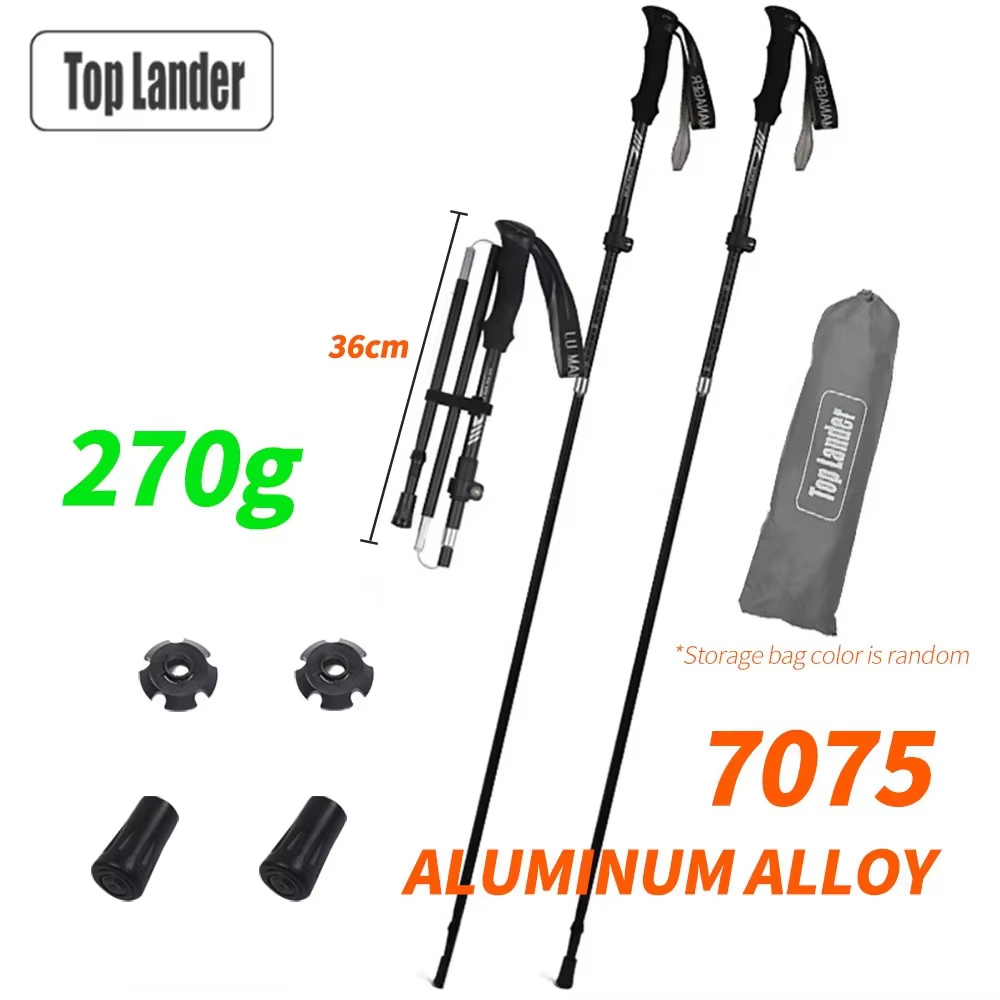 Pólo de trekking dobrável 7075 - Trekking Pole Carbon avaliação e preço