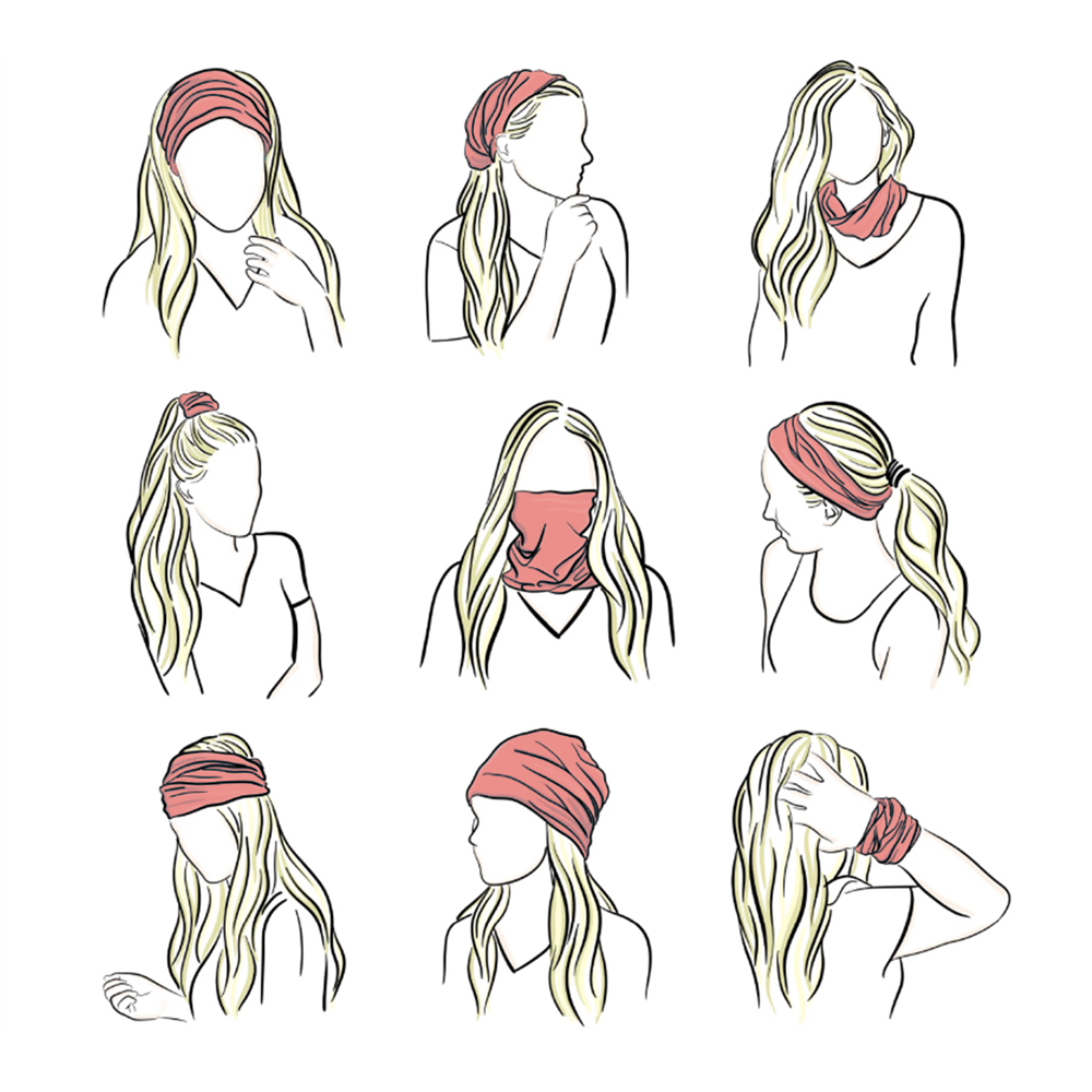 Balaclava roxa feminina, faixa - Running Gear Headband avaliação e preço