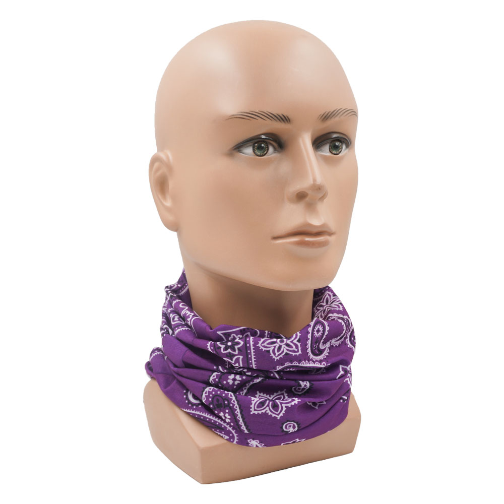 Balaclava roxa feminina, faixa - Running Gear Headband avaliação e preço