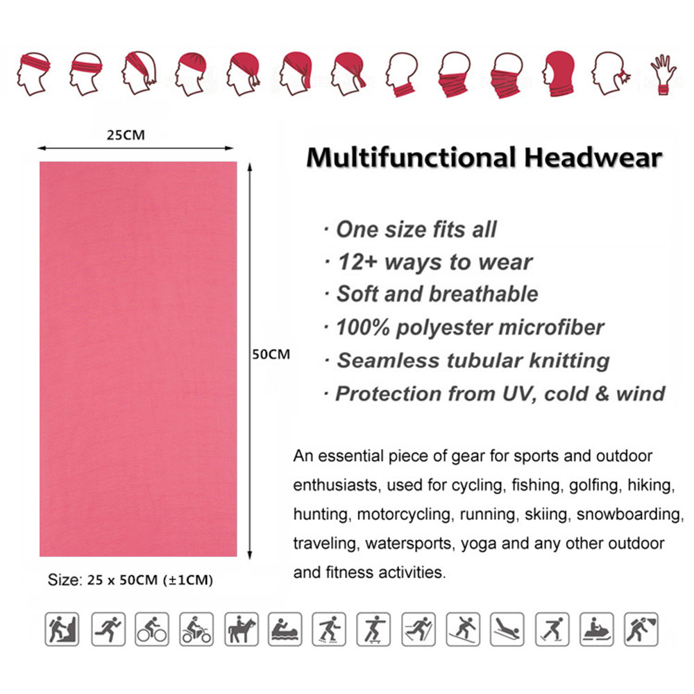 Rosa sem costura ao ar livre b - Running Gear Headband avaliação e preço