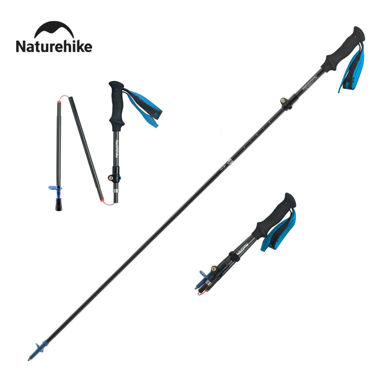 Naturehike-Full Carbon Fiber W - Trekking Pole Carbon avaliação e preço