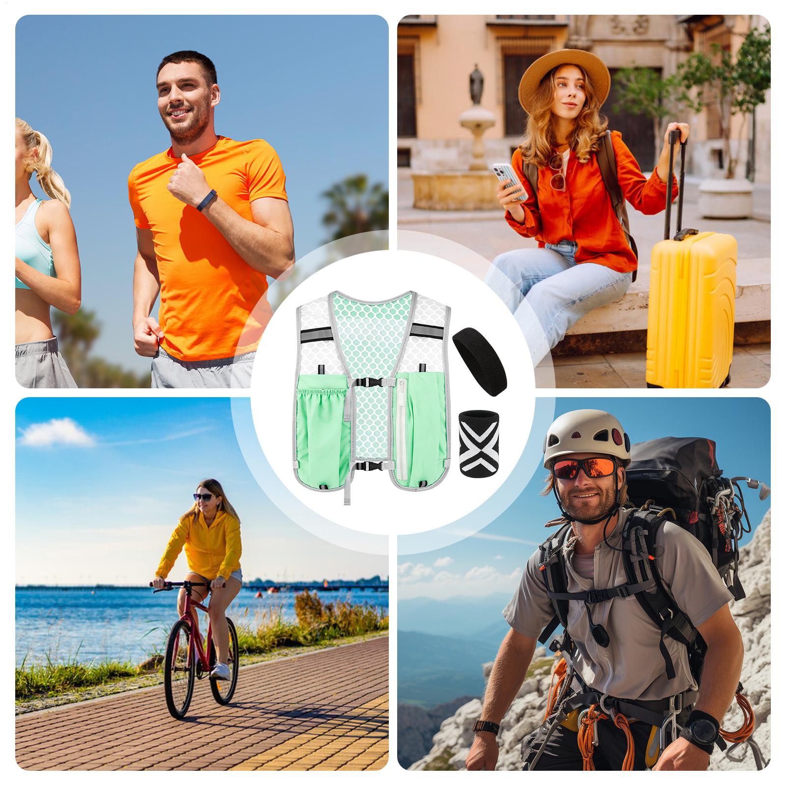 Colete de Segurança para Corri - Running Gear Headband avaliação e preço