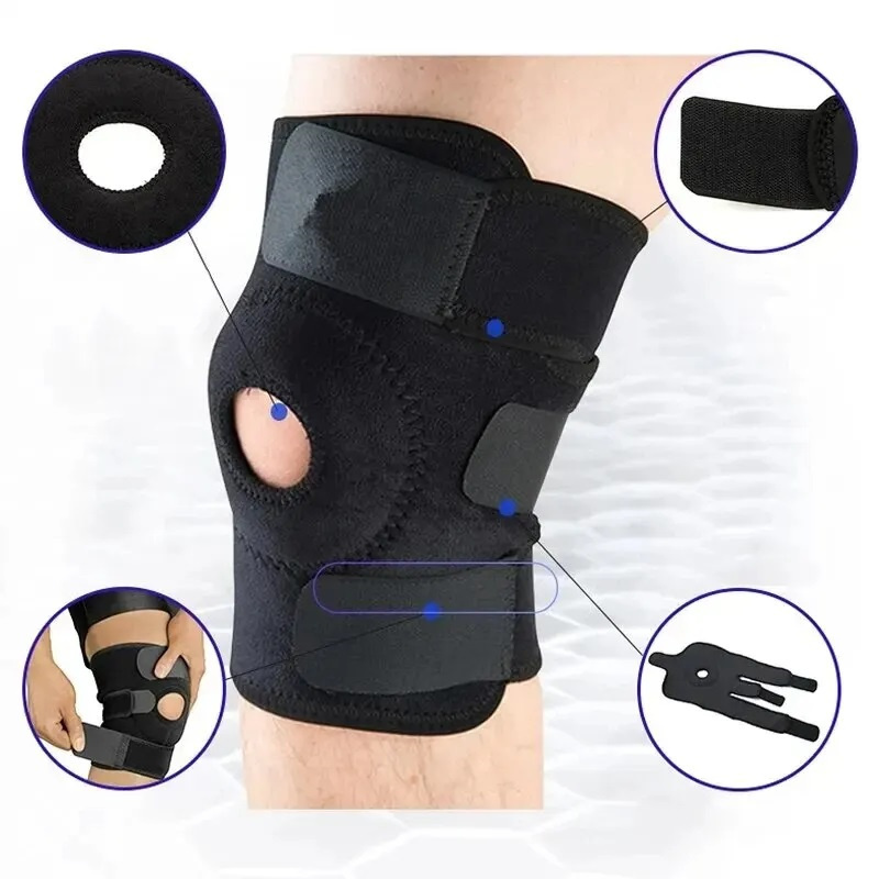 1pc respirável ajustável joelh - Knee Support Brace avaliação e preço